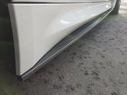 BMW M3 M4 F80 F82 F83 (2014-2020) Real Carbon Fibre Side Skirt Splitters - M Performance Style Pair - F8X Side Skirt Extensions - OEM+ Fitment - UK Stock