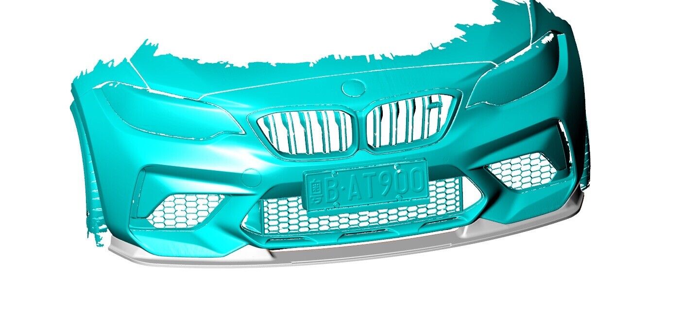 BMW M2 / M2 Competition (M2C) F87 (2016-2021) Gloss Carbon Fibre 3D Style Front Lip Splitter – M Performance Style Chin Spoiler, Front Bumper Lip & Valance