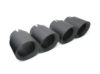 Burger Motorsports (BMS) 95mm (3.75") Quad Exhaust Tips / Tailpipe Trims for BMW M2 F87 & M2 Competition, M3 F80,