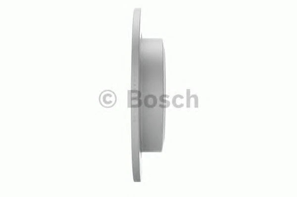 Bosch 0 986 478 601 Brake Disc / Rotor - Solid Plain Non-Vented, One-Piece, Coated Anti-Corrosion, 258.7mm x 10mm, 4-Hole (4-Stud) - OE/OEM Spec Direct-Fit Replacement, Stock Size - 0986478601