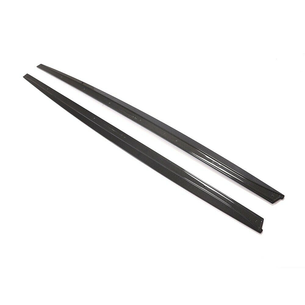 BMW M3 F80 & M4 F82/F83 Carbon Fibre Side Skirts – M Performance Style Side Skirt Extensions, Splitters & Rocker Panel Sill Blades (Pair) | CFRP | UK Stock, Free 2‑Day Delivery