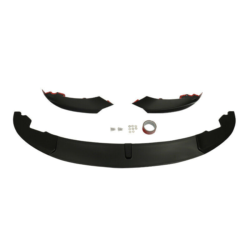 BMW 4 Series F32 F33 F36 2014-2018 Front Splitter Lip / Chin Spoiler / Lower Valance for M Sport M-Tech Bumper - Coupe, Convertible, Gran Coupe - Front Skirt Aero Bumper Extension - UK Stock - Fitting Hardware Included - Not for M4