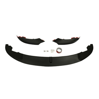 BMW 4 Series F32 F33 F36 2014-2018 Front Splitter Lip / Chin Spoiler / Lower Valance for M Sport M-Tech Bumper - Coupe, Convertible, Gran Coupe - Front Skirt Aero Bumper Extension - UK Stock - Fitting Hardware Included - Not for M4