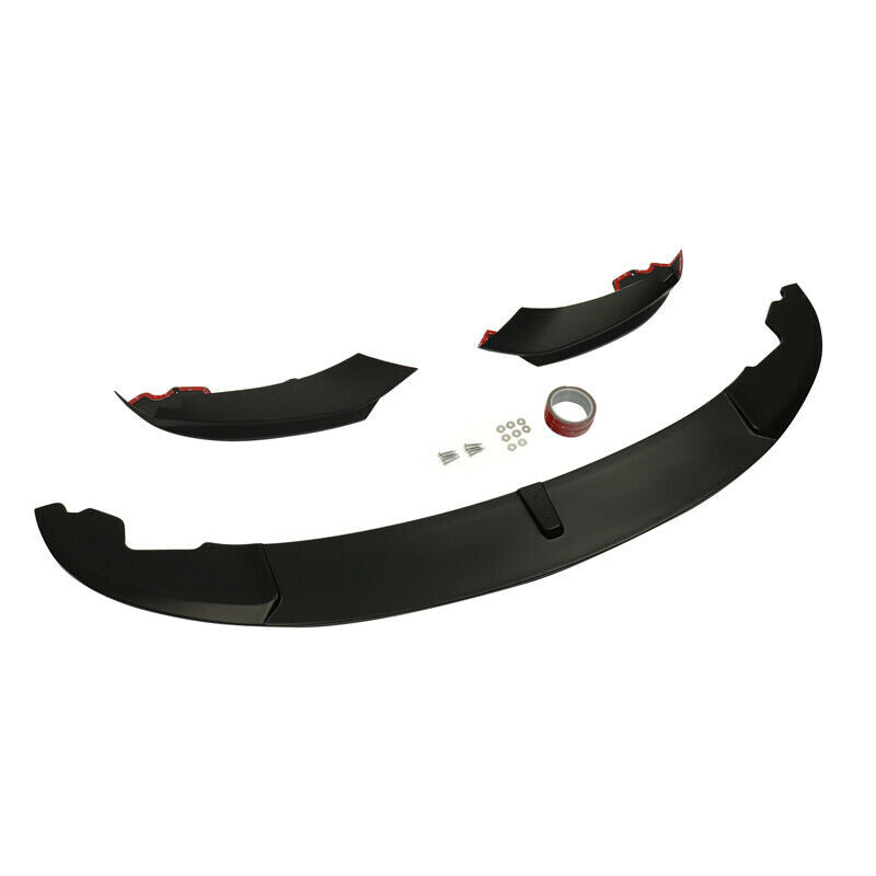 BMW 4 Series F32 F33 F36 2014-2018 Front Splitter Lip / Chin Spoiler / Lower Valance for M Sport M-Tech Bumper - Coupe, Convertible, Gran Coupe - Front Skirt Aero Bumper Extension - UK Stock - Fitting Hardware Included - Not for M4