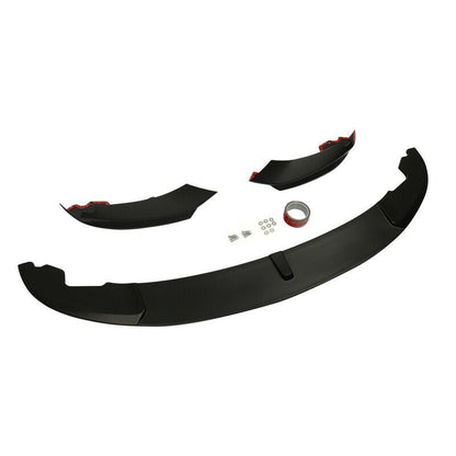 BMW 4 Series F32 F33 F36 2014-2018 Front Splitter Lip / Chin Spoiler / Lower Valance for M Sport M-Tech Bumper - Coupe, Convertible, Gran Coupe - Front Skirt Aero Bumper Extension - UK Stock - Fitting Hardware Included - Not for M4