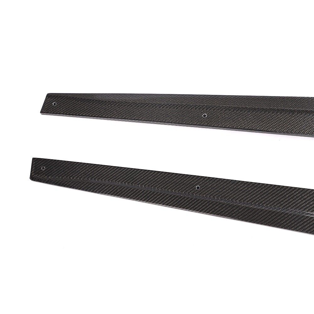 BMW M3 F80 & M4 F82/F83 Carbon Fibre Side Skirts – M Performance Style Side Skirt Extensions, Splitters & Rocker Panel Sill Blades (Pair) | CFRP | UK Stock, Free 2‑Day Delivery