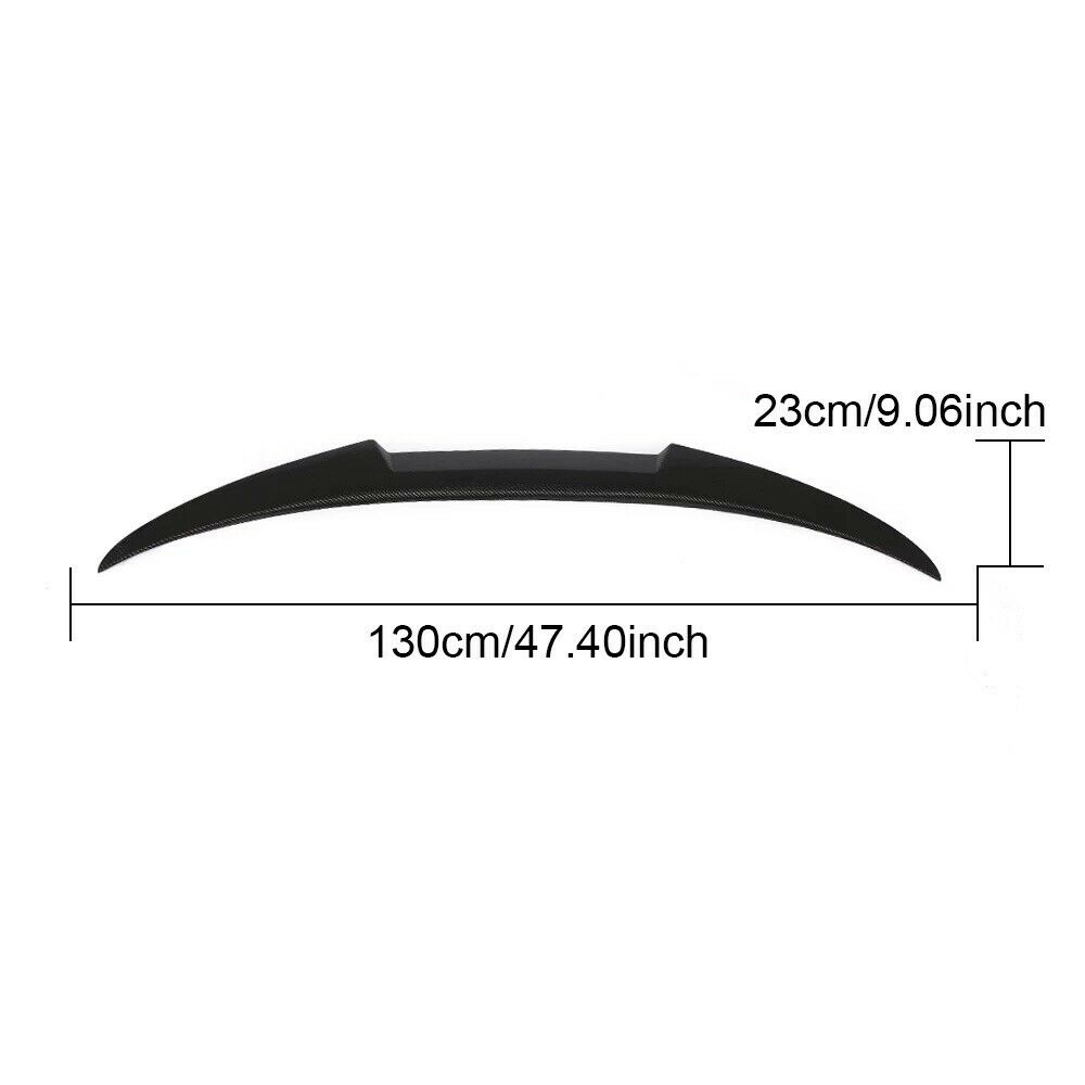 BMW M4 F83 Convertible & 4 Series F33 Convertible Carbon Fibre Ducktail Spoiler  V Style High Kick Boot Lip Rear Spoiler | UK Stock