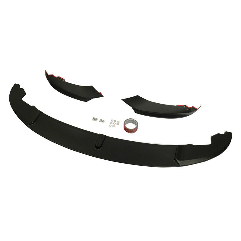 BMW 4 Series F32 F33 F36 2014-2018 Front Splitter Lip / Chin Spoiler / Lower Valance for M Sport M-Tech Bumper - Coupe, Convertible, Gran Coupe - Front Skirt Aero Bumper Extension - UK Stock - Fitting Hardware Included - Not for M4