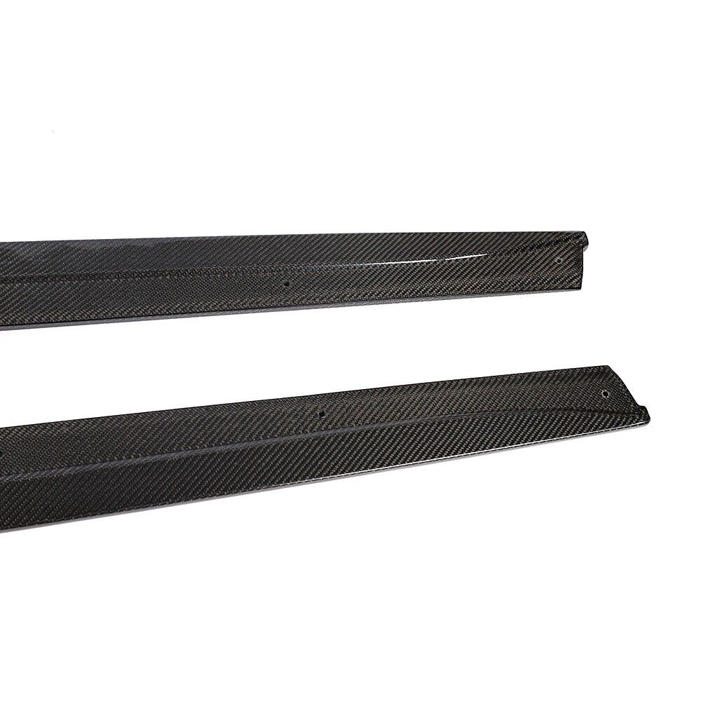 BMW M3 F80 & M4 F82/F83 Carbon Fibre Side Skirts – M Performance Style Side Skirt Extensions, Splitters & Rocker Panel Sill Blades (Pair) | CFRP | UK Stock, Free 2‑Day Delivery