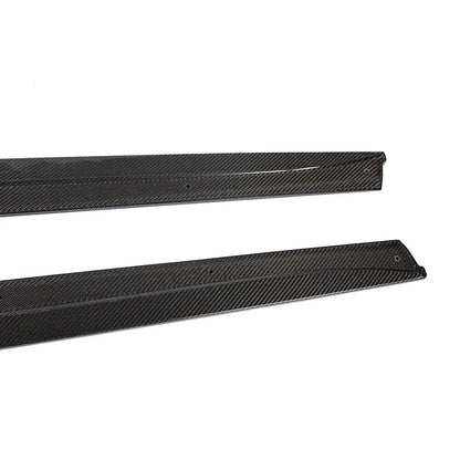 BMW M3 F80 & M4 F82/F83 Carbon Fibre Side Skirts – M Performance Style Side Skirt Extensions, Splitters & Rocker Panel Sill Blades (Pair) | CFRP | UK Stock, Free 2‑Day Delivery