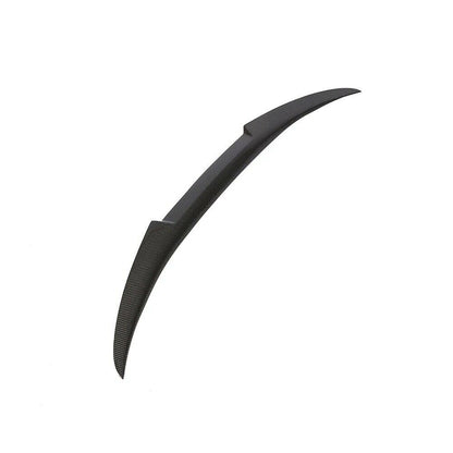 BMW M4 F83 Convertible & 4 Series F33 Convertible Carbon Fibre Ducktail Spoiler  V Style High Kick Boot Lip Rear Spoiler | UK Stock