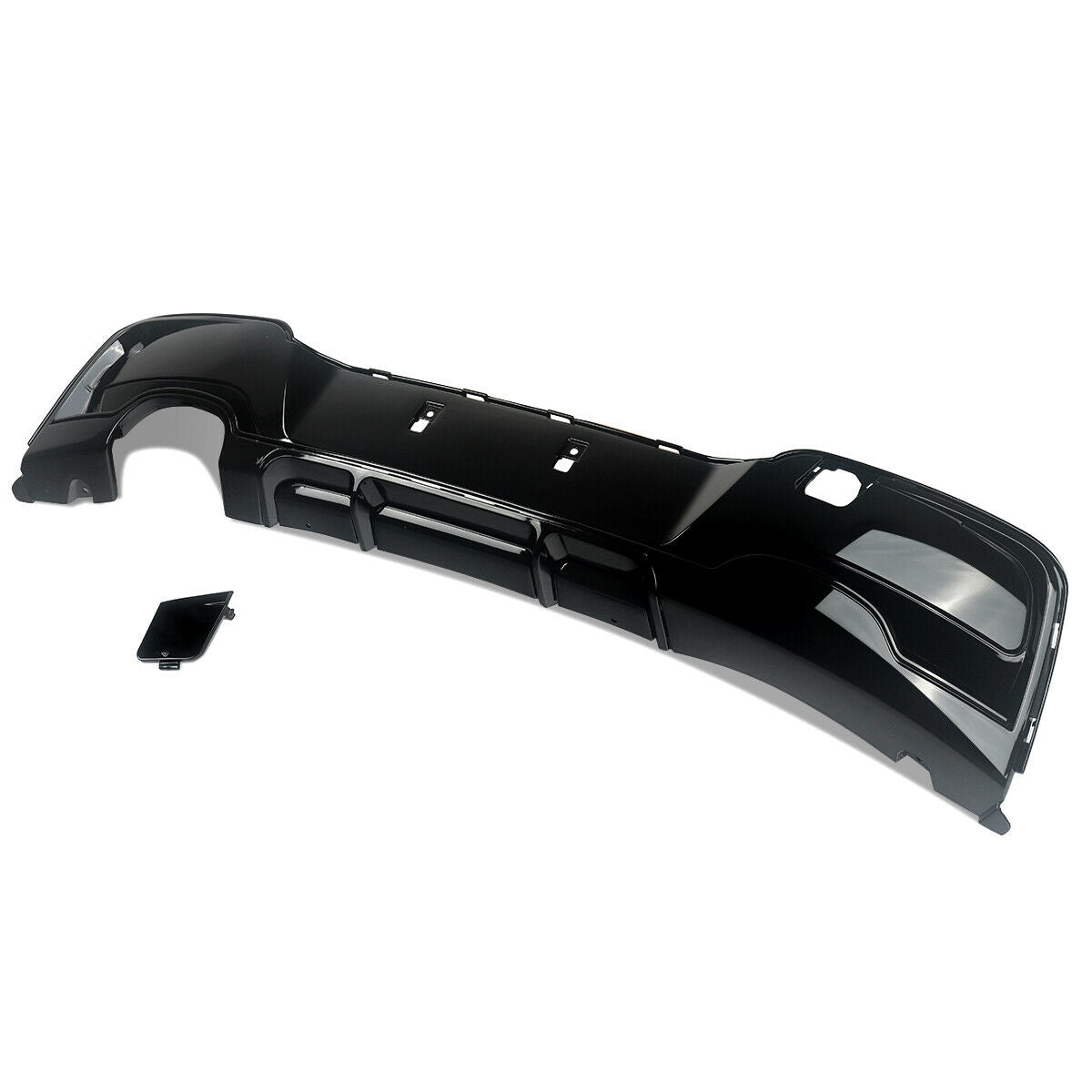 BMW 1 Series F20 F21 Rear Diffuser, Pre-LCI M Sport, Twin Exit (Side-by-Side), 20112015, Fits 116d 118d 120d 125d, Direct Replacement Rear Valance