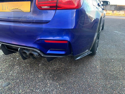 BMW M3/M4 F8X Carbon Fibre Rear Diffuser PSM Style – Rear Valance/Rear Bumper Lip Splitter Insert