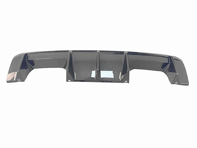 BMW M3/M4 G8X Carbon Rear Diffuser (G80 G82 G83) - Gloss Carbon Fibre Rear Valance/Rear Splitter Bumper Insert, OEM-Style Lower Bumper Lip Trim, Perfect Fitment - UK Stock, Free 2-Day Express Delivery