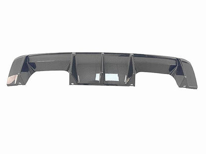 BMW M3/M4 G8X Carbon Rear Diffuser (G80 G82 G83) - Gloss Carbon Fibre Rear Valance/Rear Splitter Bumper Insert, OEM-Style Lower Bumper Lip Trim, Perfect Fitment - UK Stock, Free 2-Day Express Delivery