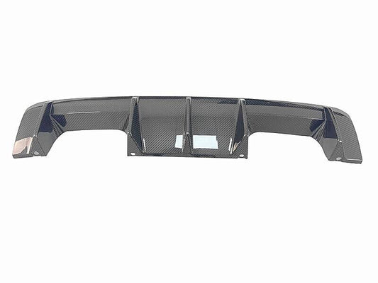 BMW M3/M4 G8X Carbon Rear Diffuser (G80 G82 G83) - Gloss Carbon Fibre Rear Valance/Rear Splitter Bumper Insert, OEM-Style Lower Bumper Lip Trim, Perfect Fitment - UK Stock, Free 2-Day Express Delivery