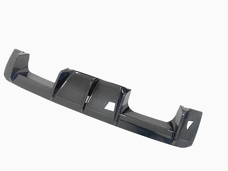BMW M3/M4 G8X Carbon Rear Diffuser (G80 G82 G83) - Gloss Carbon Fibre Rear Valance/Rear Splitter Bumper Insert, OEM-Style Lower Bumper Lip Trim, Perfect Fitment - UK Stock, Free 2-Day Express Delivery