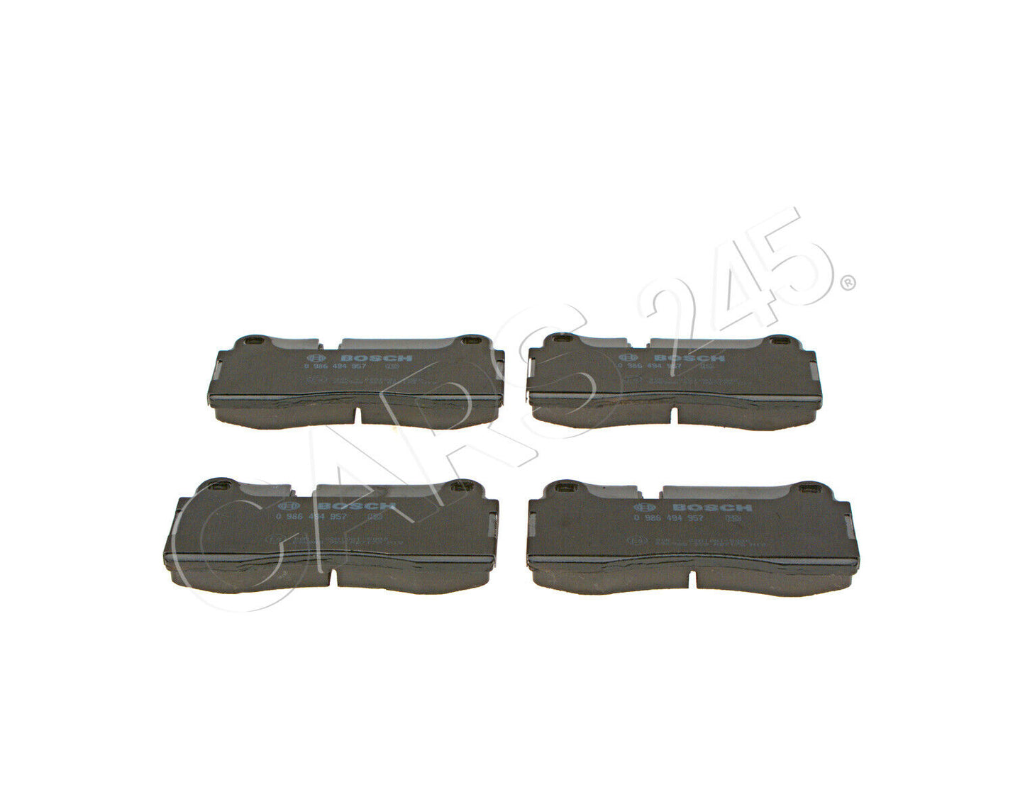 Bosch 0986494957 BP1808 Brake Pad Set (0 986 494 957) - Low-Metallic Performance Pads for Audi R8 4S 5.2 FSI, BMW M3 F80, BMW M4 F82 F83