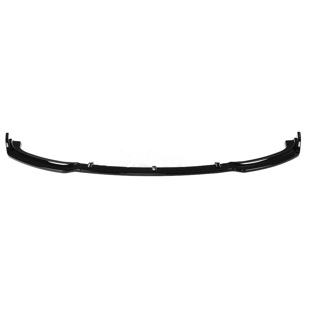 BMW 3 Series F30 F35 Saloon/Sedan Front Lower Lip Spoiler Splitter Chin Spoiler – Gloss/Piano Black – Non M Sport Standard/SE Base Bumper – 2012-2019 LCI & 2012-2014 Pre-LCI – Front Valance/Aero Apron Add-On