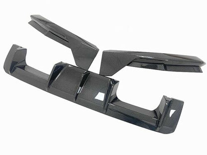 BMW G80 M3 Saloon Carbon Fibre Rear Diffuser & Front Splitter/Lip Kit - M Performance Style, OEM+ Fit - UK Stock, Free 2-Day Delivery