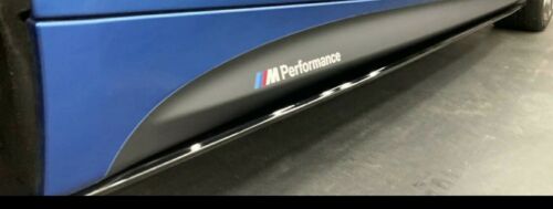 Gloss Black Side Skirt & Rocker Panel Decals for BMW 1 Series F20 F21 (1er) Hatchback - M Performance Style Sill/Lower Door Stripe Vinyl Overlay Graphics Sticker Set (Pair, Pre-Cut)