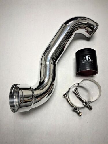 Evolution Racewerks ER N55 Turbo to Intercooler Pipe (Lower Intercooler Charge Pipe, TIC/LIC) for BMW F10 535i, F12/F13 640i, X5 & X6 - 2.5in Aluminum Charge Pipe Upgrade