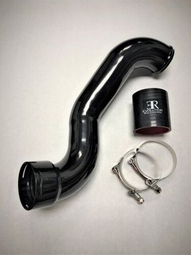 Evolution Racewerks ER N55 Turbo to Intercooler Pipe (Lower Intercooler Charge Pipe, TIC/LIC) for BMW F10 535i, F12/F13 640i, X5 & X6 - 2.5in Aluminum Charge Pipe Upgrade
