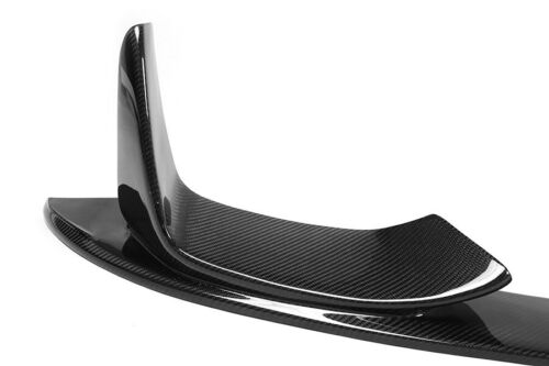 BMW M3 M4 F80 F82 Real Carbon Fibre Front Lip Splitter - M Performance Style 1 Piece with Integrated Aprons - OEM+ Fitment - UK Stock, Free 2-Day Shipping