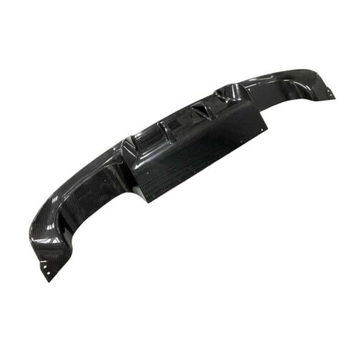BMW M2 F87 & M2 Competition (M2C) AK Style Carbon Fibre/Carbon Fiber Finned Rear Diffuser – Rear Lower Valance/Splitter/Apron Bumper Insert Undertray – Gloss Performance Finish – UK Stock, Fast Delivery