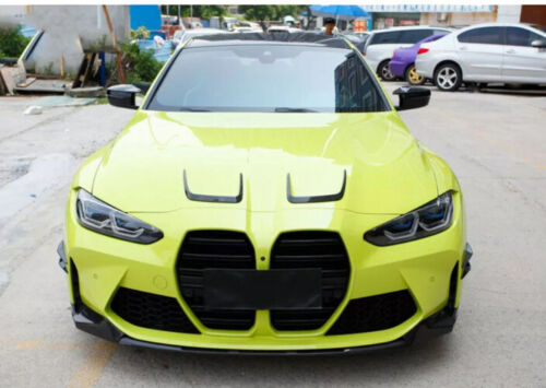 BMW G80 G82 M3 M4 Rear Carbon Bonnet Vents | G8X Carbon Fiber Hood Louvers/Louvres Extractor Grilles | Air Outlet Covers Trim Set | OEM+ Direct Replacement | UK Stock, Fast 1-2 Day Shipping