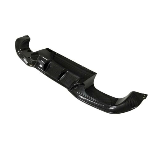 BMW M2 F87 & M2 Competition (M2C) AK Style Carbon Fibre/Carbon Fiber Finned Rear Diffuser – Rear Lower Valance/Splitter/Apron Bumper Insert Undertray – Gloss Performance Finish – UK Stock, Fast Delivery