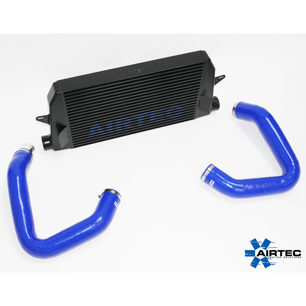 AIRTEC Front Mount Intercooler FMIC Upgrade Kit for Audi S3 8L 1.8T Quattro - Uprated Charge Air Cooler, 60mm Single-Pass Core, Cast End Tanks, Direct-Fit Bolt-On, Pro-Series Black or Silver, Silicone Hose Set, SMIC Delete, Heat Soak Fix