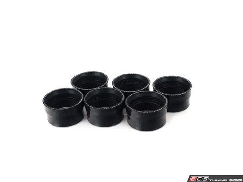 Turner Motorsport S54 Silicone Intake Boots / Throttle Body Couplers / Hoses (TB to Plenum) – Set of 6 with Clamps | BMW E46 M3 & Z4 M | OE-Style 3‑Ply, CSL Airbox Compatible (ES4135389)