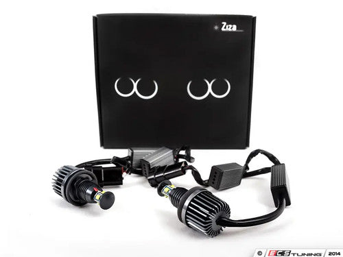 Ziza H8 LED Angel Eyes Halo/Corona Ring Bulbs 6000K Xenon White – Error-Free CANBUS DRL Plug & Play Upgrade, Pair, for BMW E82 E88 E90 E91 E92 E93 E60 E70 X5 E71 X6 E84 X1 Z4