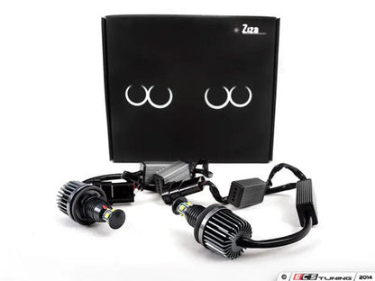 Ziza H8 LED Angel Eyes Halo/Corona Ring Bulbs 6000K Xenon White – Error-Free CANBUS DRL Plug & Play Upgrade, Pair, for BMW E82 E88 E90 E91 E92 E93 E60 E70 X5 E71 X6 E84 X1 Z4