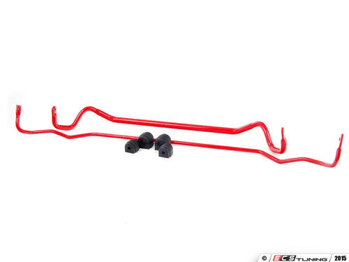 ECS Tuning Front & Rear Anti-Roll Bar Kit 28mm/15mm, Poly Bushes  BMW 1 Series & 3 Series E8x E9x (E82 E88 E90 E92 E93, incl. M3)  Handling Upgrade  Sway/Stabiliser Bars