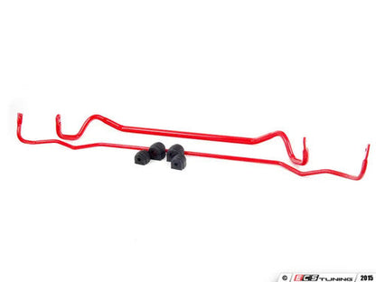 ECS Tuning Front & Rear Anti-Roll Bar Kit 28mm/15mm, Poly Bushes  BMW 1 Series & 3 Series E8x E9x (E82 E88 E90 E92 E93, incl. M3)  Handling Upgrade  Sway/Stabiliser Bars
