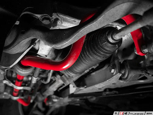 ECS Tuning Front & Rear Anti-Roll Bar Kit 28mm/15mm, Poly Bushes  BMW 1 Series & 3 Series E8x E9x (E82 E88 E90 E92 E93, incl. M3)  Handling Upgrade  Sway/Stabiliser Bars