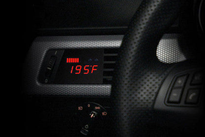 P3 Multi Gauge Vent-Mounted OBD2 Digital Gauge for BMW 3 Series E9x (E90 E91 E92 E93) 2006-2007 - Plug & Play Boost/Vacuum Gauge and OBD2 Scan Tool - Includes 80 PSI Analog Boost Sensor - N54 335i Compatible