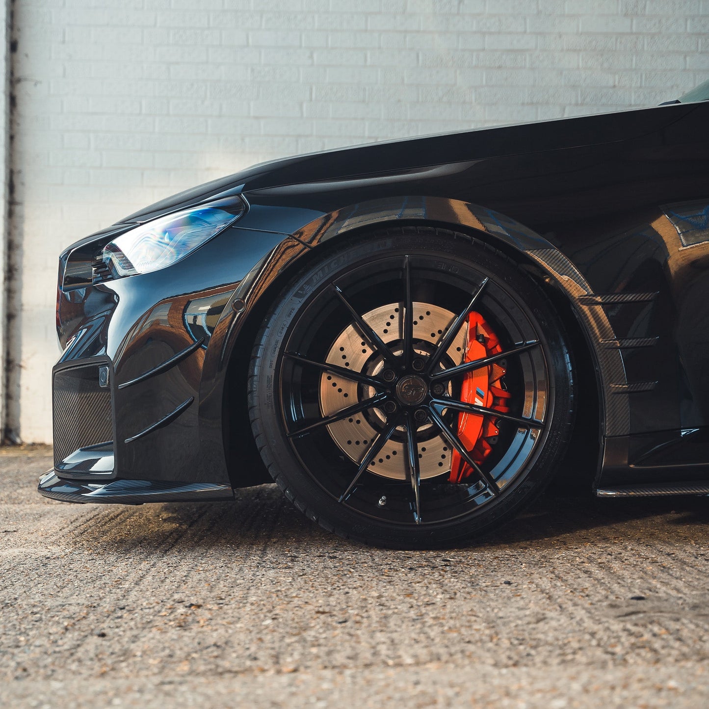 BMW G87 M2 CARBON FIBRE FRONT SIDE FENDER TRIM