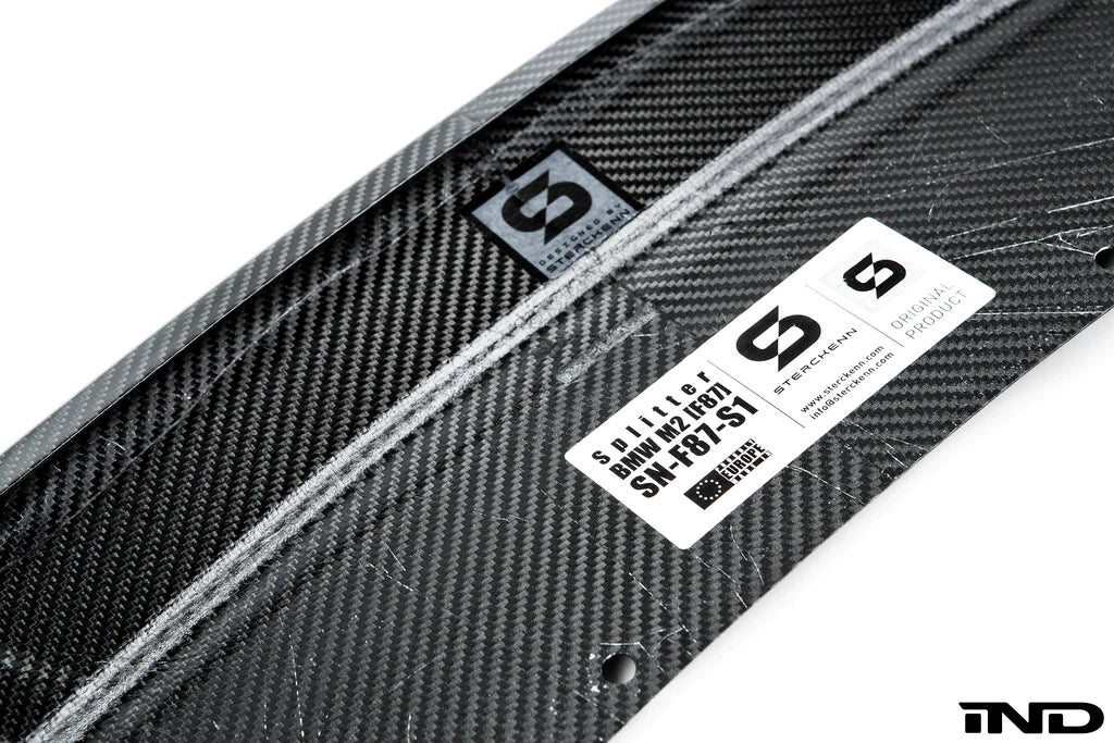 Sterckenn BMW F87 M2 Competition Carbon Fibre Front Lip Splitter/Spoiler | OEM Fit Prepreg 2x2 Twill Autoclave | 2018+ | SN-F87-S2