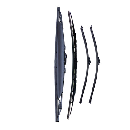 VW TRANSPORTER / CARAVELLE 2 REAR DOORS MPV Apr 2003 to May 2013 Wiper Blade Set - Easy Fit Video Tutorial