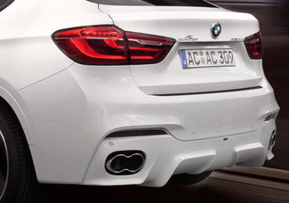 AC Schnitzer Sports Rear Diffuser / Rear Valance for BMW X6 F16 M Sport â€“ OEM Fit, TUV Approved, Unpainted â€“ Fits M Sport Bumper, Compatible with AC Schnitzer Exhaust