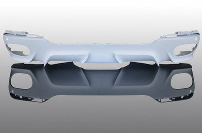 AC Schnitzer Sports Rear Diffuser / Rear Valance for BMW X6 F16 M Sport â€“ OEM Fit, TUV Approved, Unpainted â€“ Fits M Sport Bumper, Compatible with AC Schnitzer Exhaust