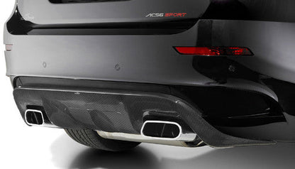 Genuine AC Schnitzer Rear Silencer/Muffler Back Box Axle-Back Exhaust for BMW X6 M X6M E71 2009-2014 V8 – Stainless Twin Exit Chrome Tailpipes/Tips – Bolt-On Rear Section Upgrade | Rear Can/Backbox