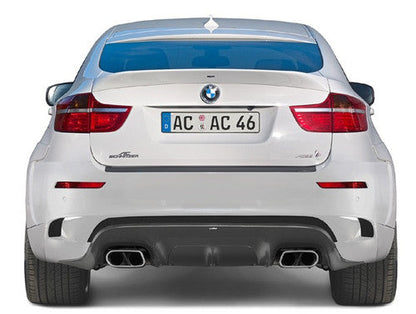 Genuine AC Schnitzer Rear Silencer/Muffler Back Box Axle-Back Exhaust for BMW X6 M X6M E71 2009-2014 V8 – Stainless Twin Exit Chrome Tailpipes/Tips – Bolt-On Rear Section Upgrade | Rear Can/Backbox