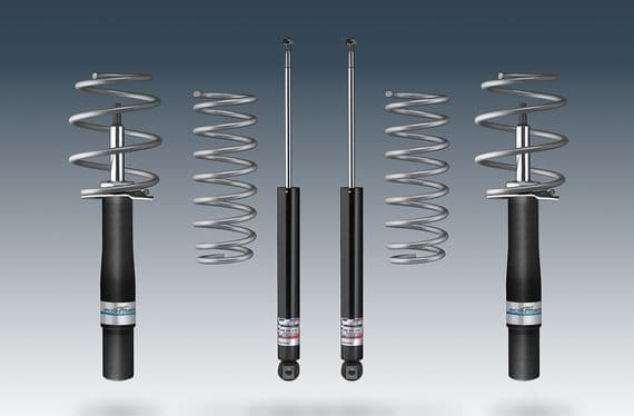 AC Schnitzer Sports Suspension Kit for BMW 2 Series F22/F23 (2012â€“2018) Coupe & Convertible | Shocks & Springs | Fits 218i 220i 220d 225d 230i M235i M240i xDrive | Lowering 14â€“24 mm