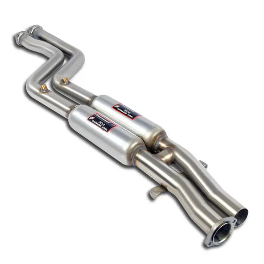 Supersprint Resonated H-Pipe Centre/Center Exhaust Section for BMW E36 M3 (1992-1999) - Mid Pipe / Middle Section / H Crossover Balance Pipe / Centre Silencer / Link Pipe - Cat-Back Centre Resonator - Part 784342
