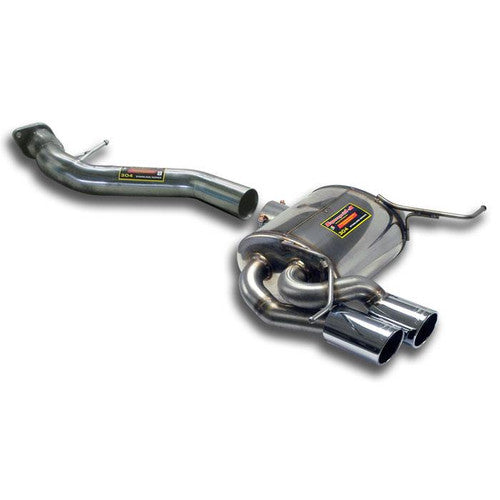 Supersprint Stainless Steel Rear Silencer Back Box Muffler Axle-Back/Rear Section Exhaust for BMW 1 Series 135i N54 (E82 Coupe/E88 Convertible) 2007-2010 | Performance Sports Sound | ECE Approved MOT Legal UK Road Use