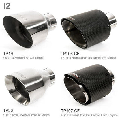 Cobra Sport BMW M135i F40 OPF/GPF/PPF-Back Exhaust, Back Box Muffler Delete, Rear Silencer & Centre Section Delete, Non Valved 76.2mm (3 inch) 1 Series M135i F40 Performance Upgrade